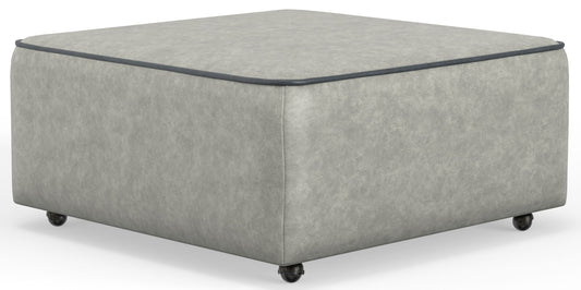 Nico - Castered Cocktail Ottoman - Hornell Furniture Outlet