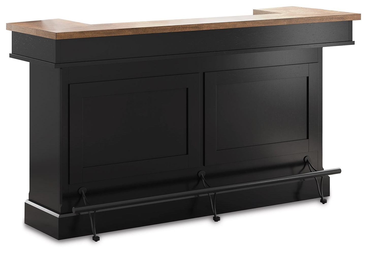 Wildenauer - Brown / Black - Bar - Hornell Furniture Outlet