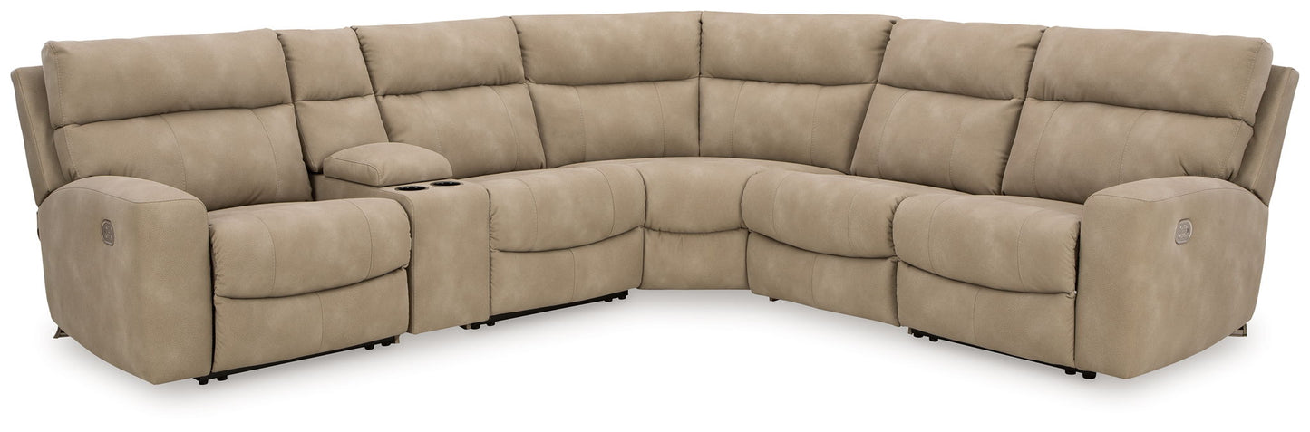 Next - gen Durapella - Power Reclinering Sectional Set - Hornell Furniture Outlet