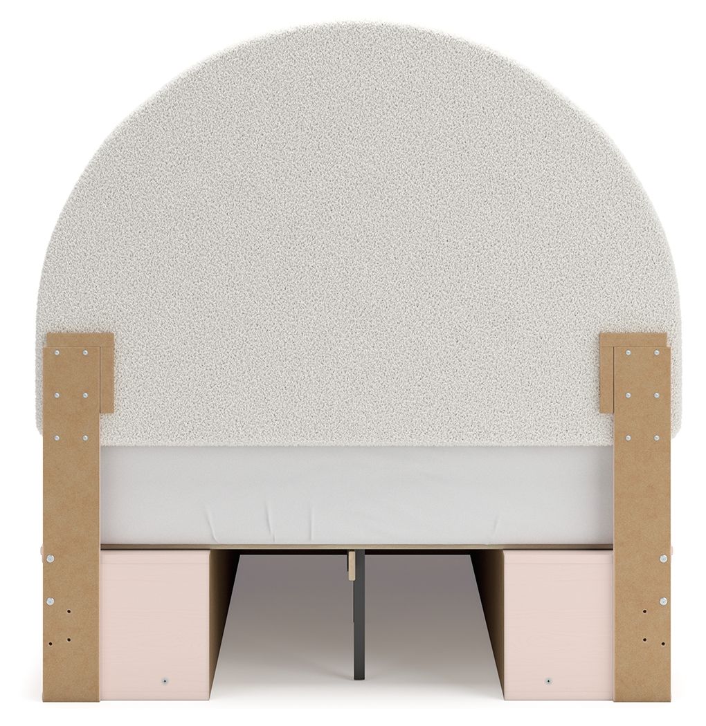 Wistenpine - Upholstered Panel Bed With Storage - Hornell Furniture Outlet