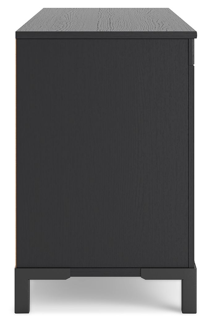 Cayberry - Black - TV Stand With Fireplace - Hornell Furniture Outlet