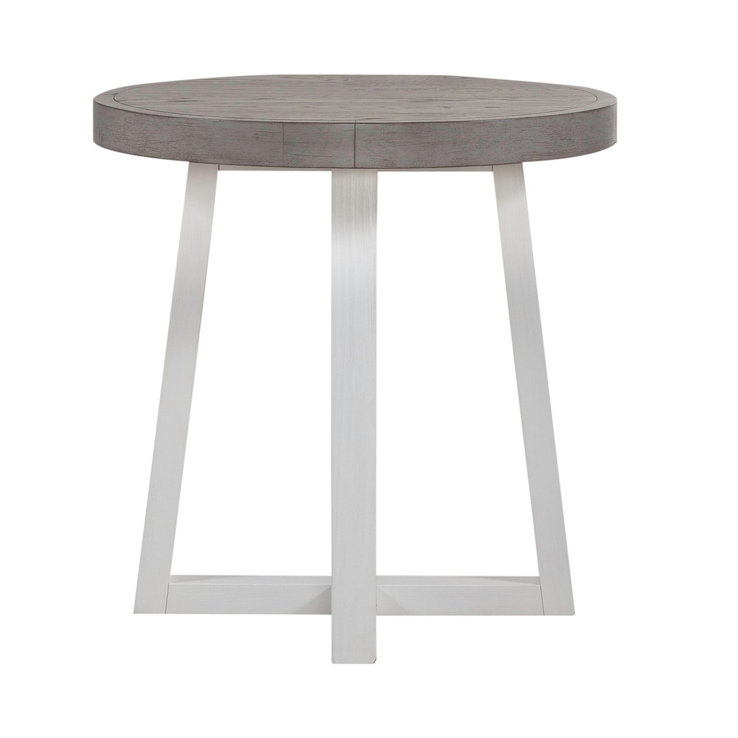 Palmetto Heights - Round End Table - White - Hornell Furniture Outlet