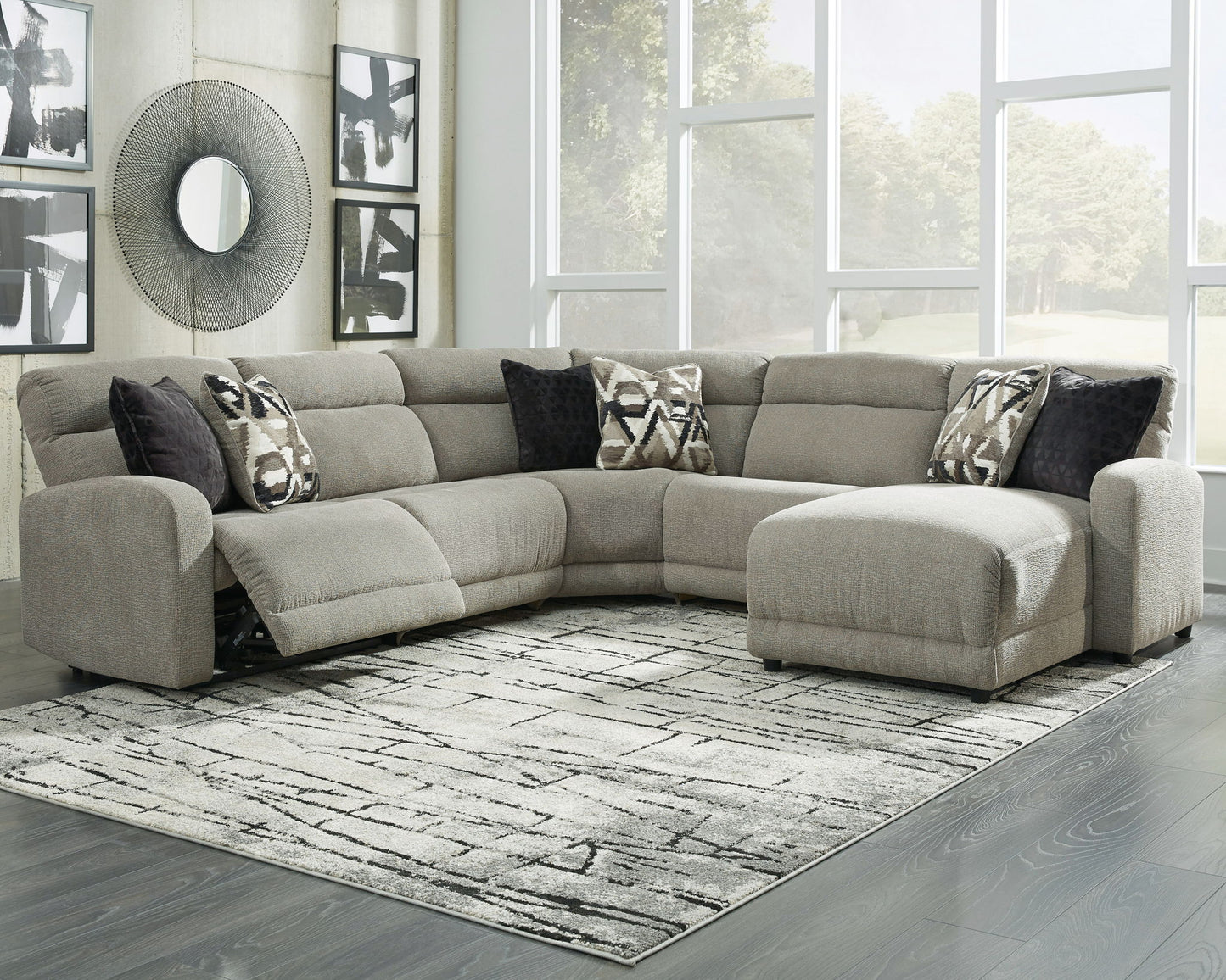 Colleyville - Power Reclining Sectional - Hornell Furniture Outlet