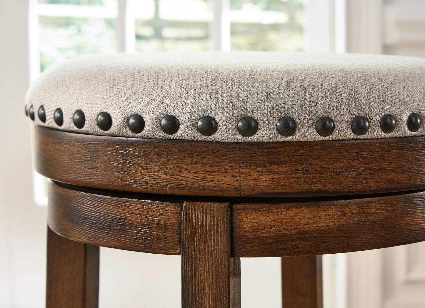 Valebeck - Upholstered Swivel Stool - Hornell Furniture Outlet