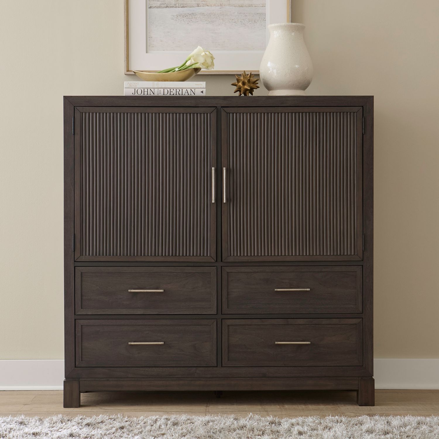 Modern Edge - Dressing Chest - Brown - Hornell Furniture Outlet