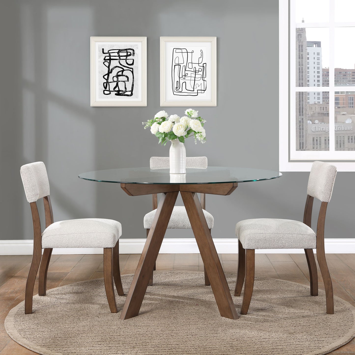 Wade - Side Chair (Set of 2) - White - Hornell Furniture Outlet