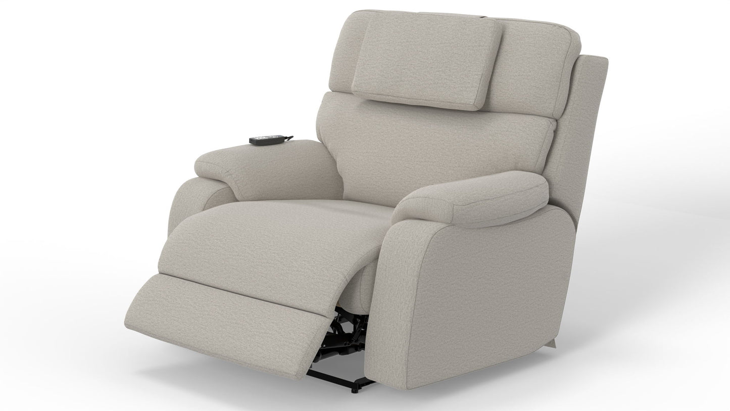 Dreamtime - 48" Power Headrest Power Lay Flat Recliner With CR3 Heat/Massage/Zero Gravity - Hornell Furniture Outlet