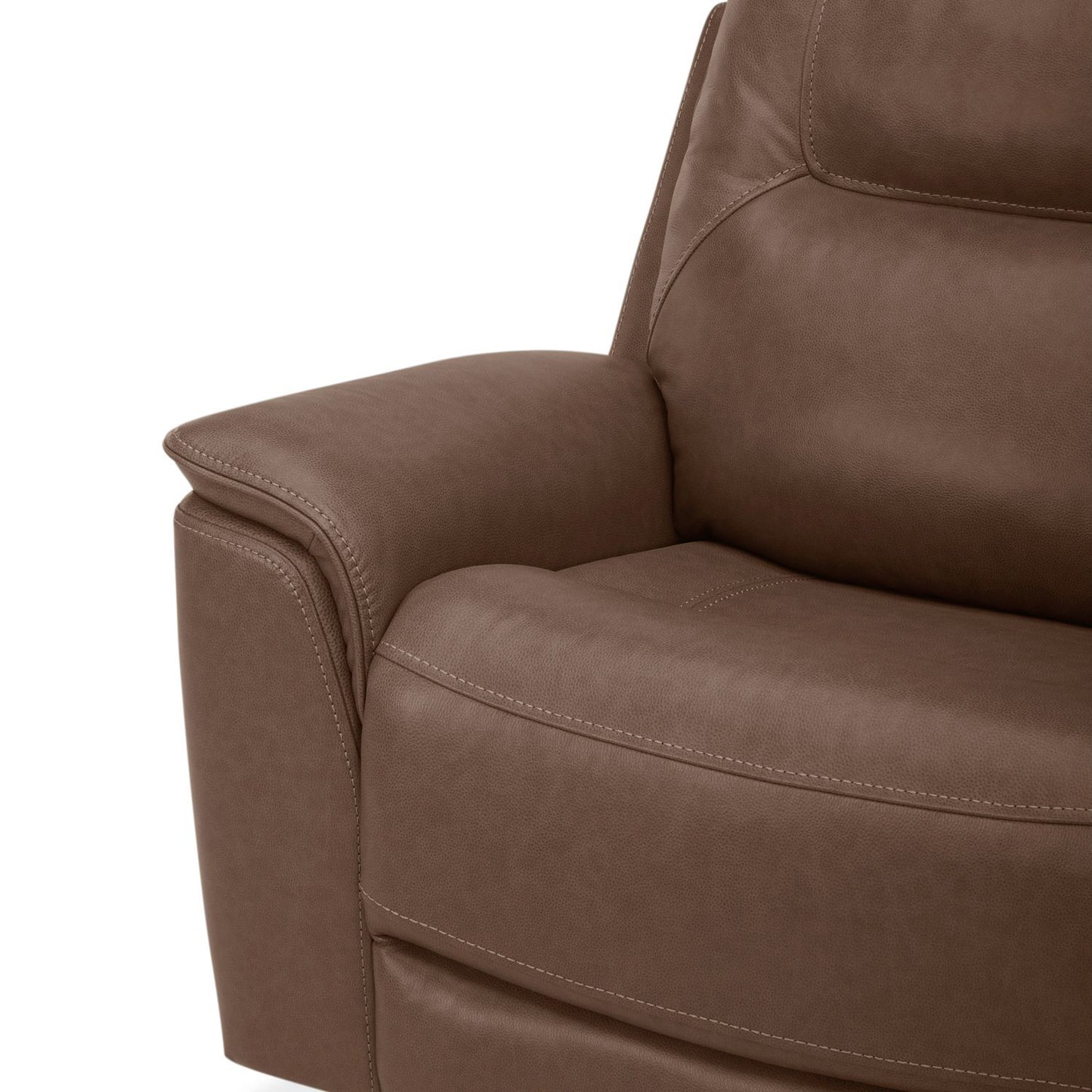 Collins - Loveseat With Console P3 & ZG - Brown - Hornell Furniture Outlet
