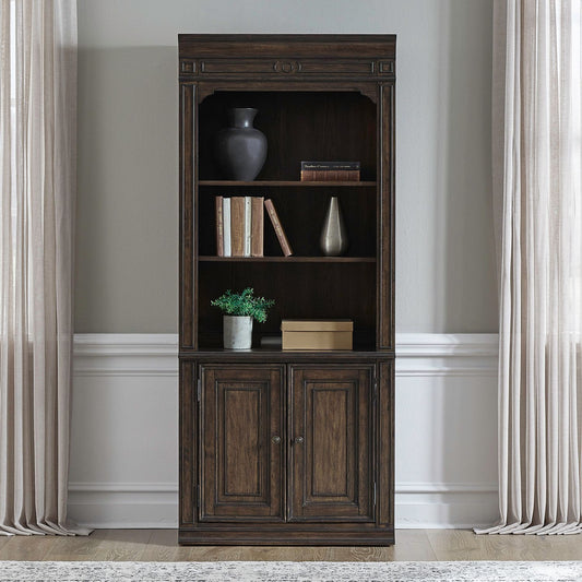 Provence Park - Bunching Bookcase - Brown - Hornell Furniture Outlet