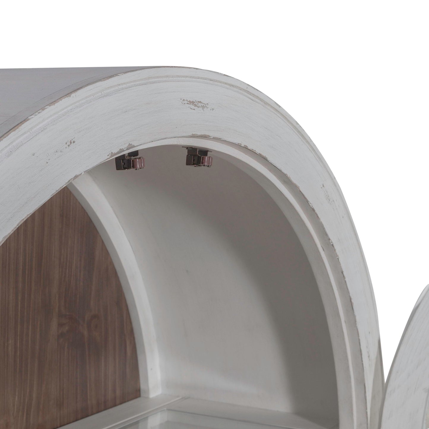 River Place - Curio Hutch - White - Hornell Furniture Outlet