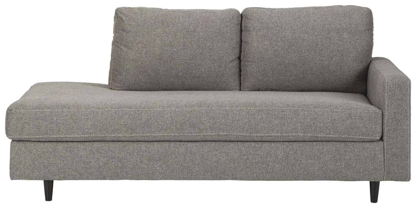 Lyman - Graphite - RAF Corner Chaise - Hornell Furniture Outlet