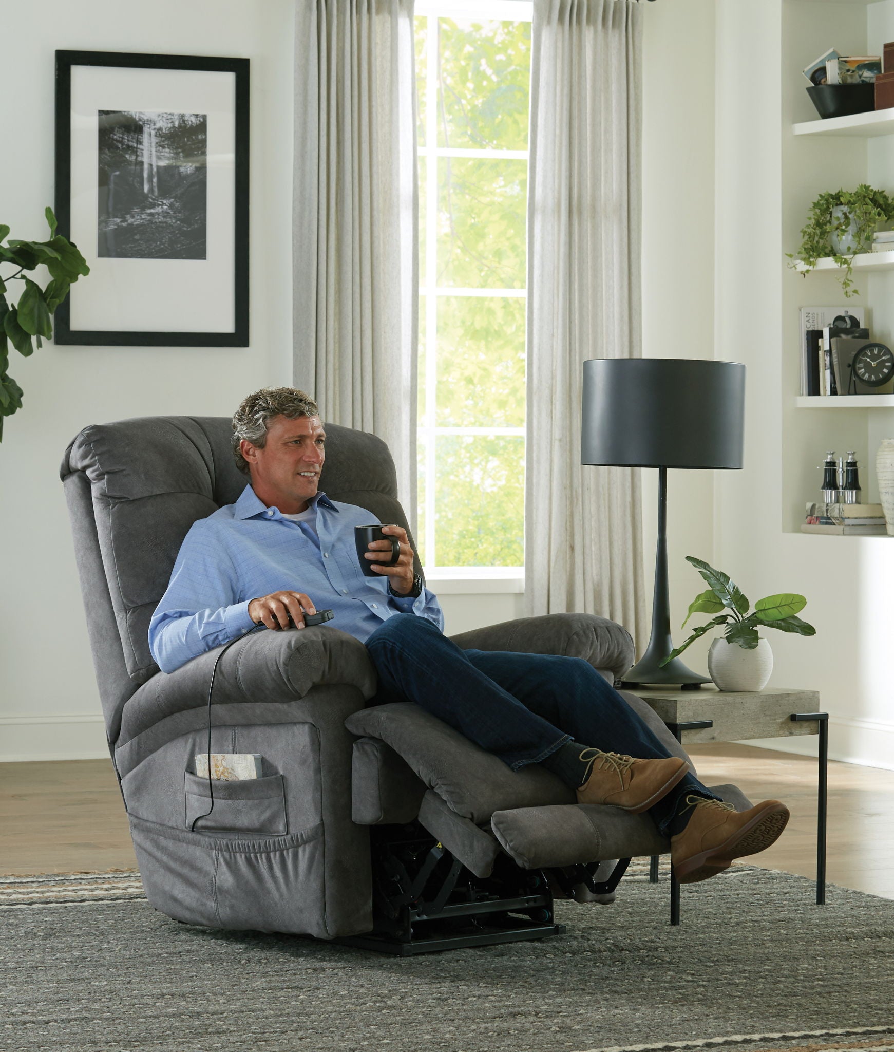 Longevity - Power Lift Reclining With Dual Motor - Hornell Furniture Outlet