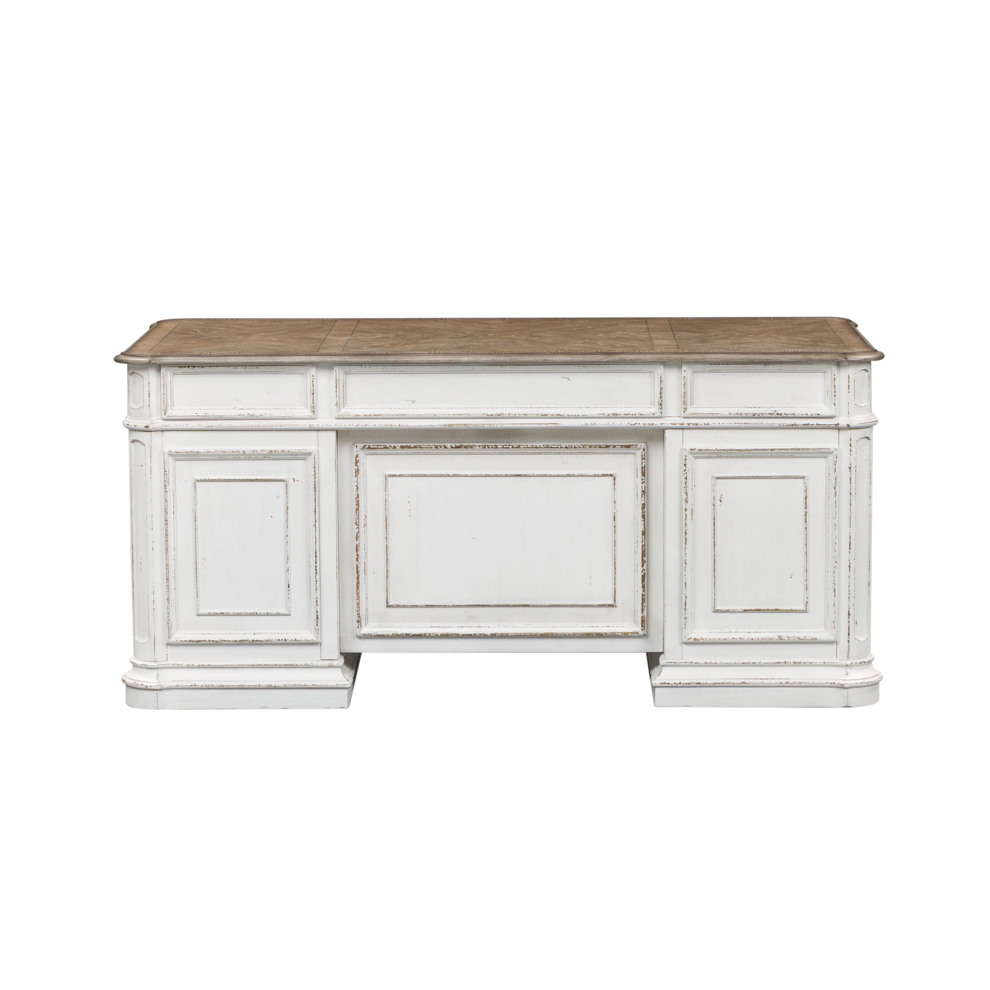 Magnolia Manor - Desk - White - Hornell Furniture Outlet