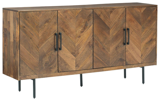 PratTVille - Brown - Accent Cabinet - Hornell Furniture Outlet