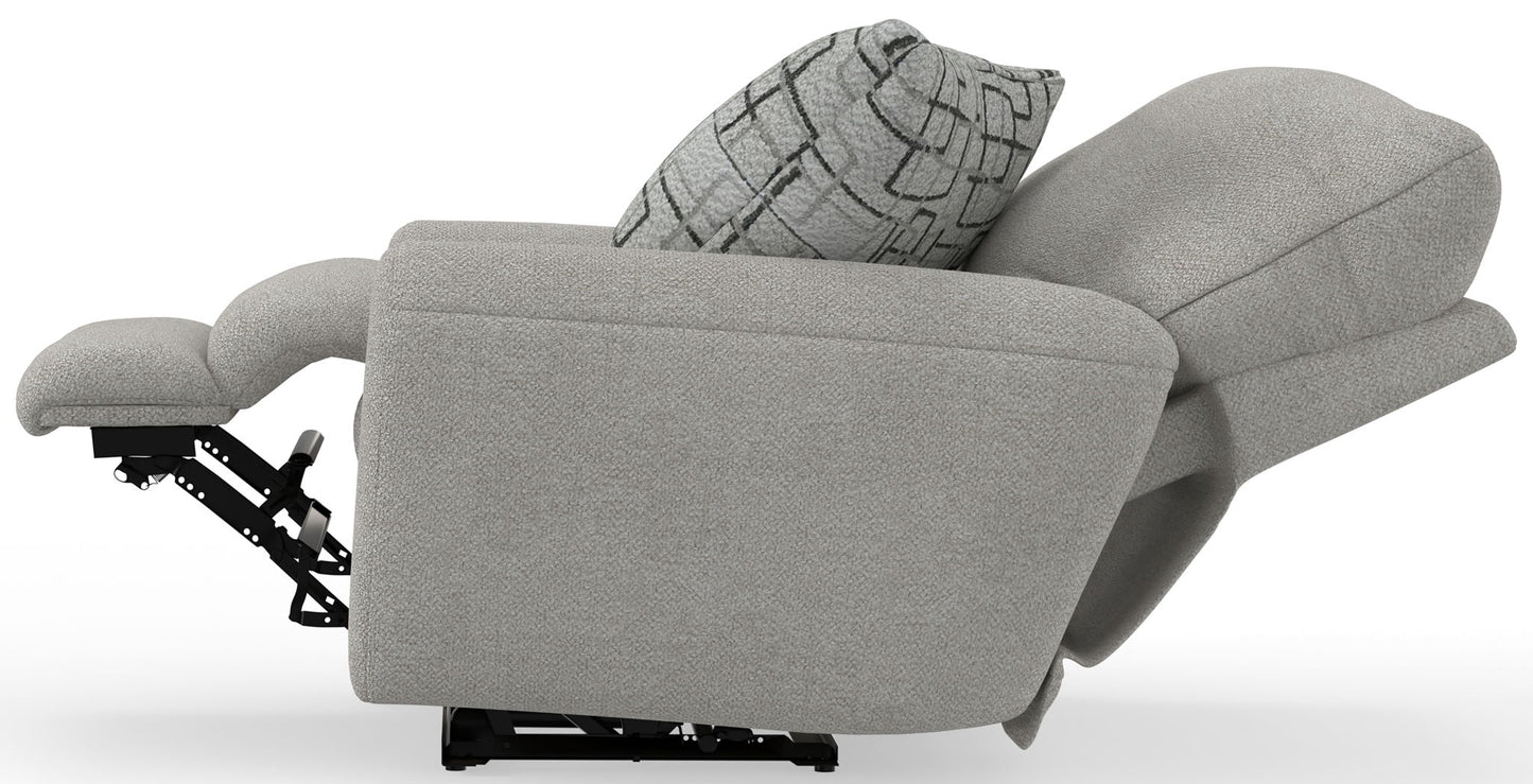 Maxwell - Power Deep Seat Lay Flat Recliner - Hornell Furniture Outlet