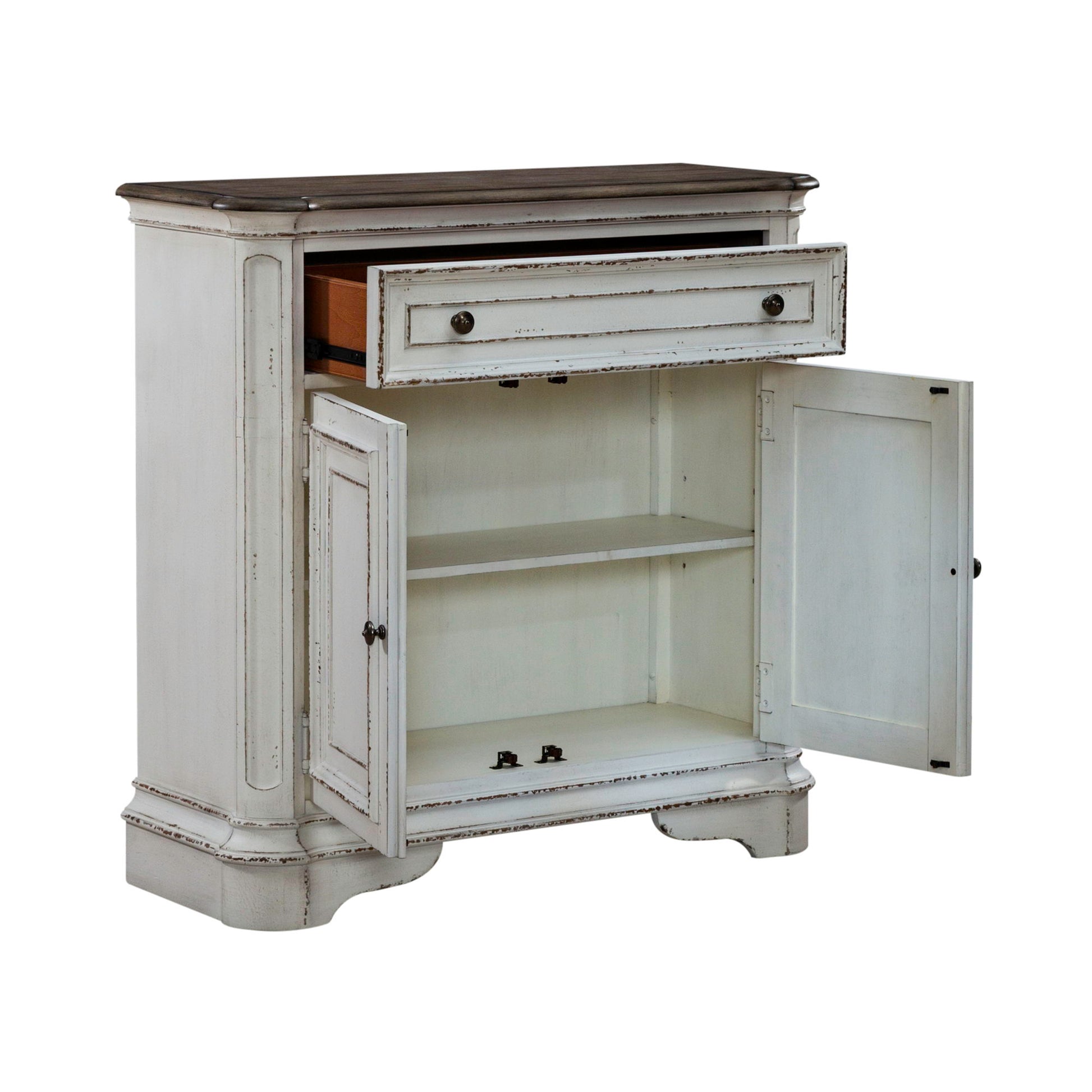 Magnolia Manor - Accent Cabinet - White - Hornell Furniture Outlet