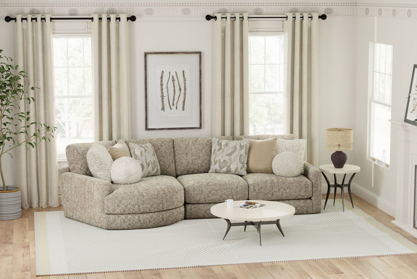 Turner - Sectional - Hornell Furniture Outlet