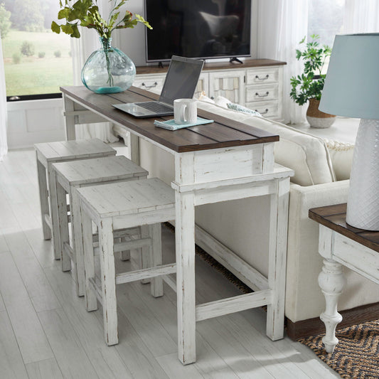 River Place - 4 Piece Living Room Set - White - Hornell Furniture Outlet