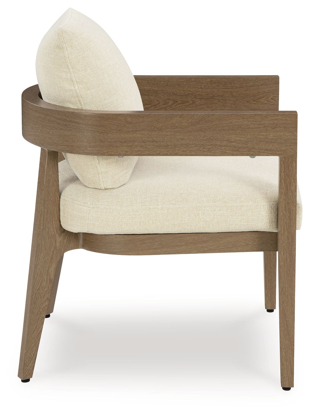 Serene Bay - Dark Brown / White - Arm Chair With Cushion (Set of 2) - Hornell Furniture Outlet