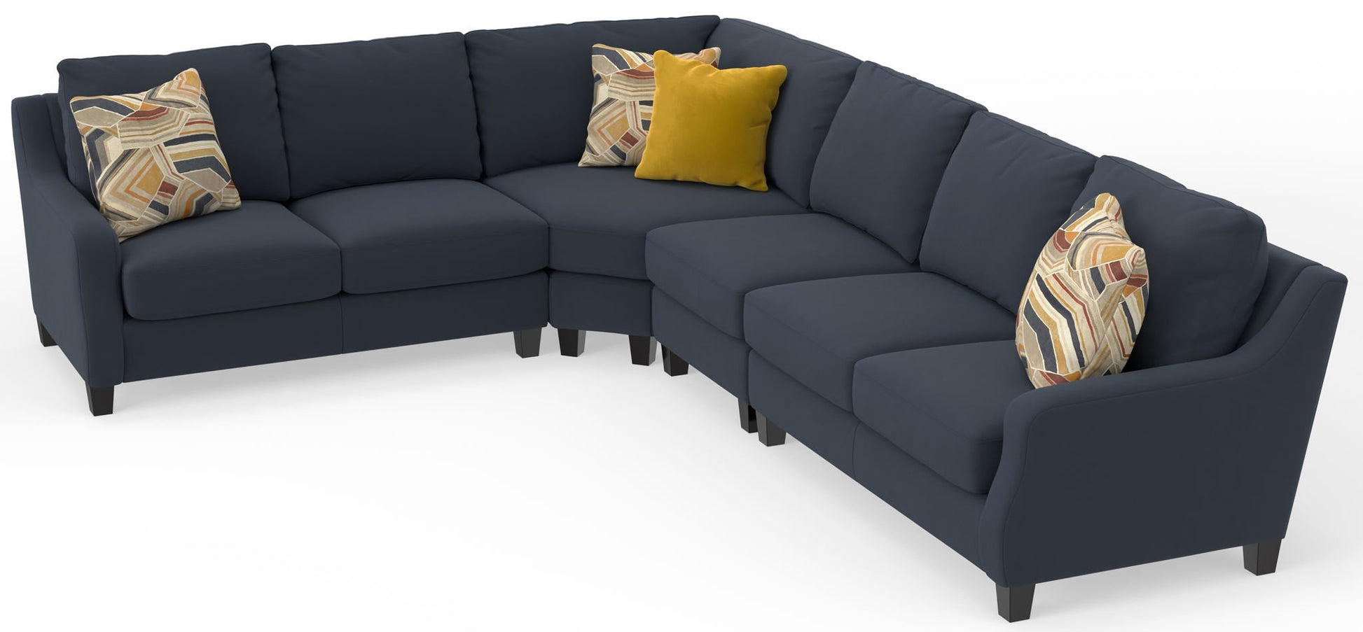 Foley - Sectional With Comfort Coil Seating And 4 Included Accent Pillows - Hornell Furniture Outlet