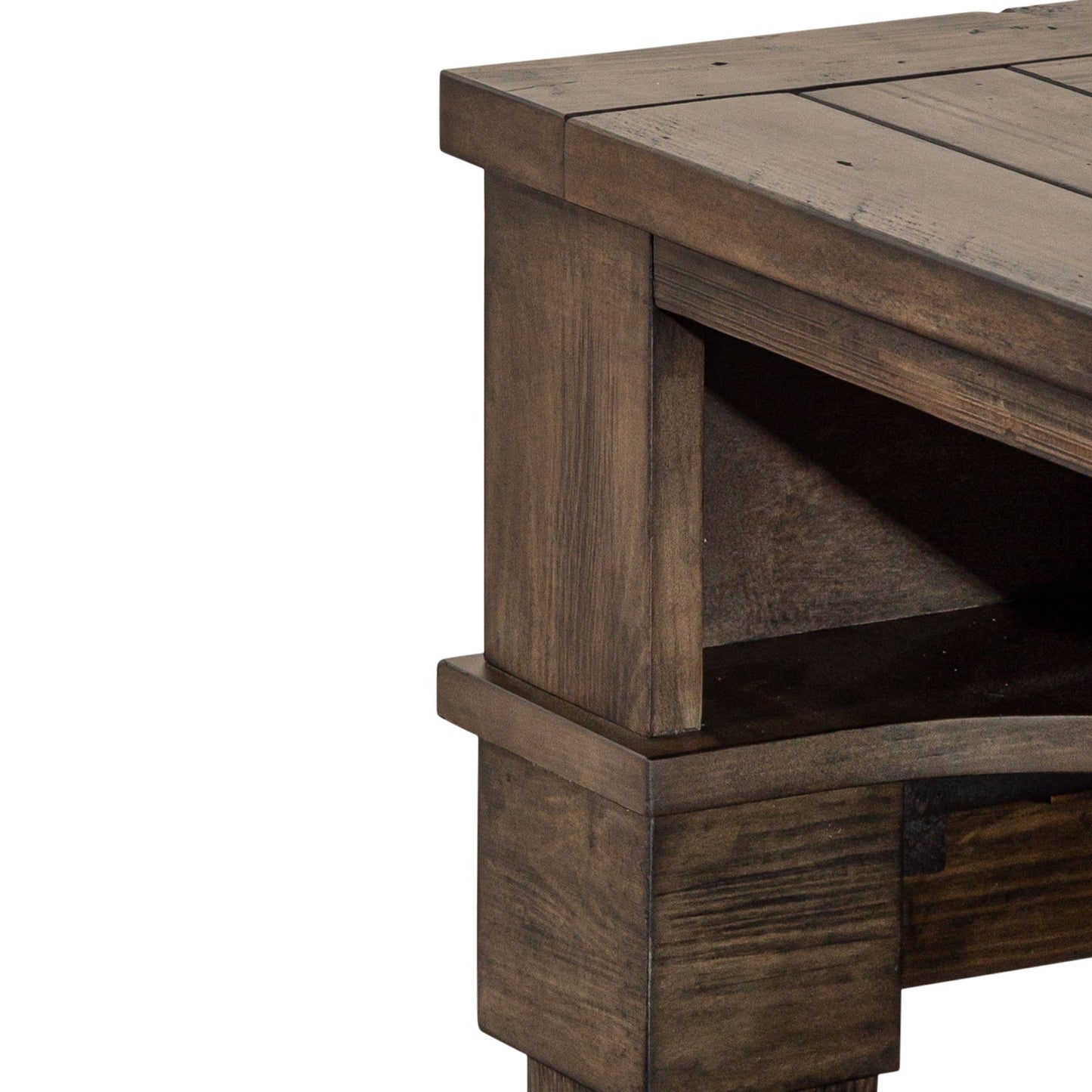 Arrowcreek - Console Bar Table - Dark Brown - Hornell Furniture Outlet