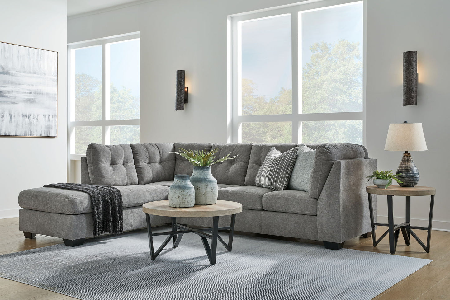 Marleton - Sectional - Hornell Furniture Outlet