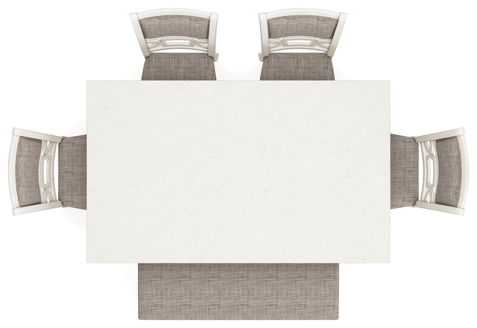 Erinberg - Antique White - Dining Room Table Set (Set of 6) - Hornell Furniture Outlet