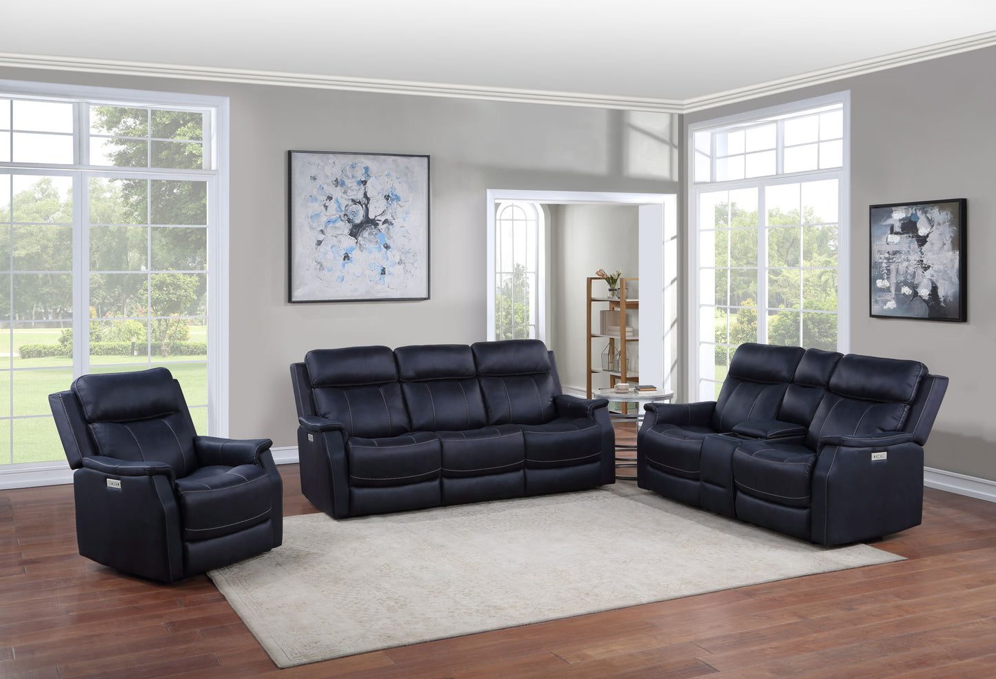 Valencia - Dual Power Reclining Set - Hornell Furniture Outlet