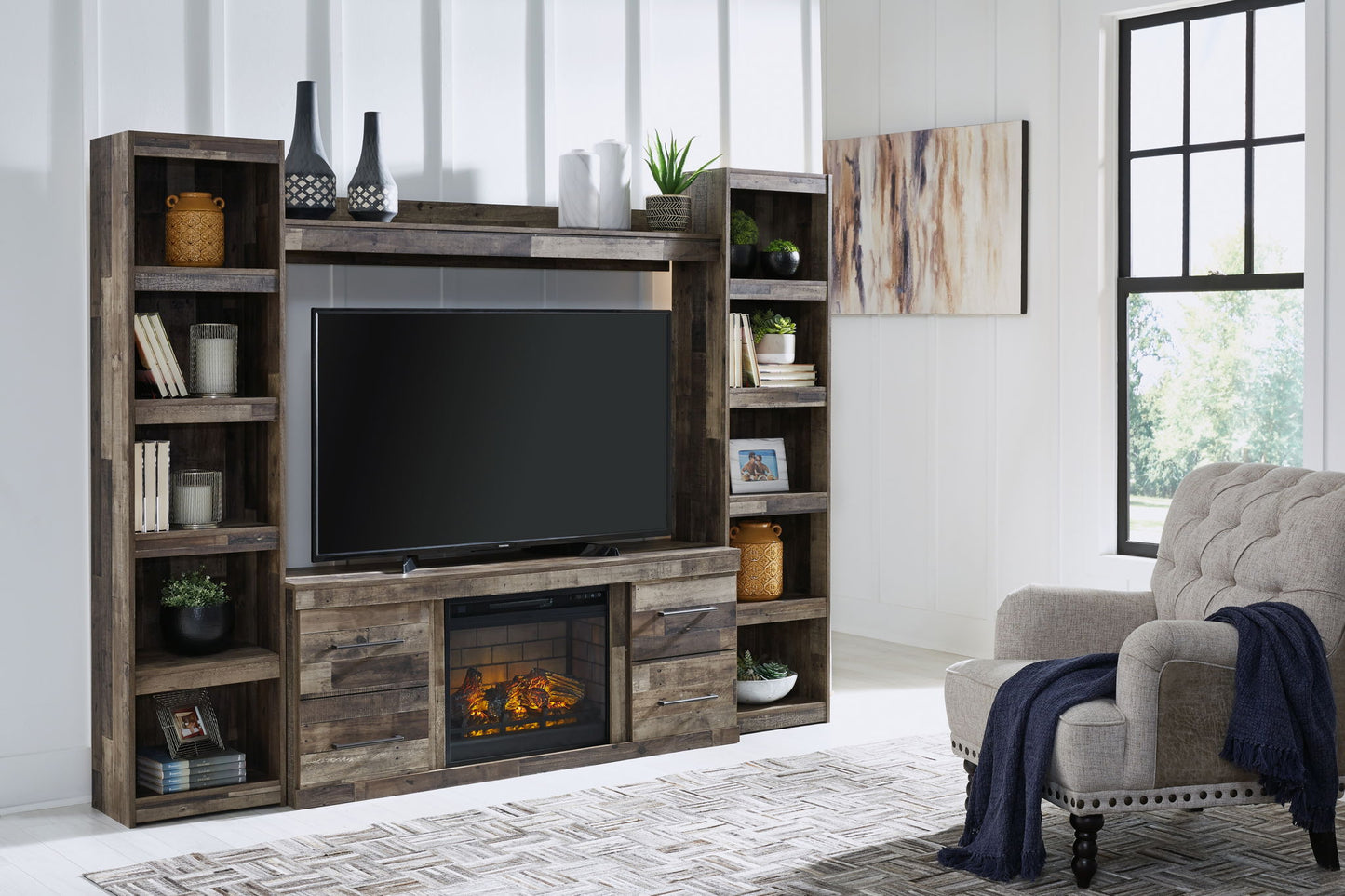 Derekson - Entertainment Center - Hornell Furniture Outlet