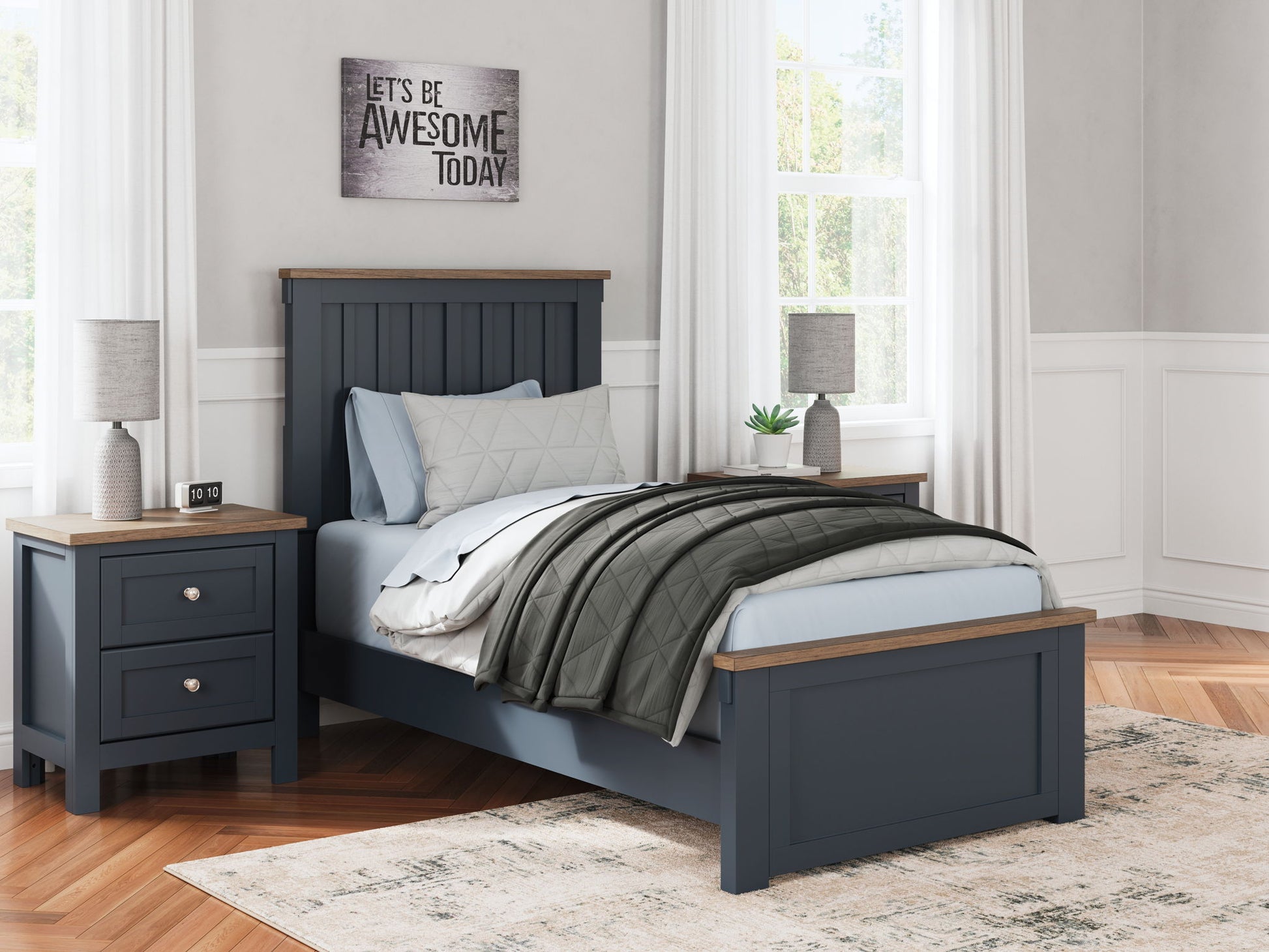 Landocken - Panel Bedroom Set - Hornell Furniture Outlet