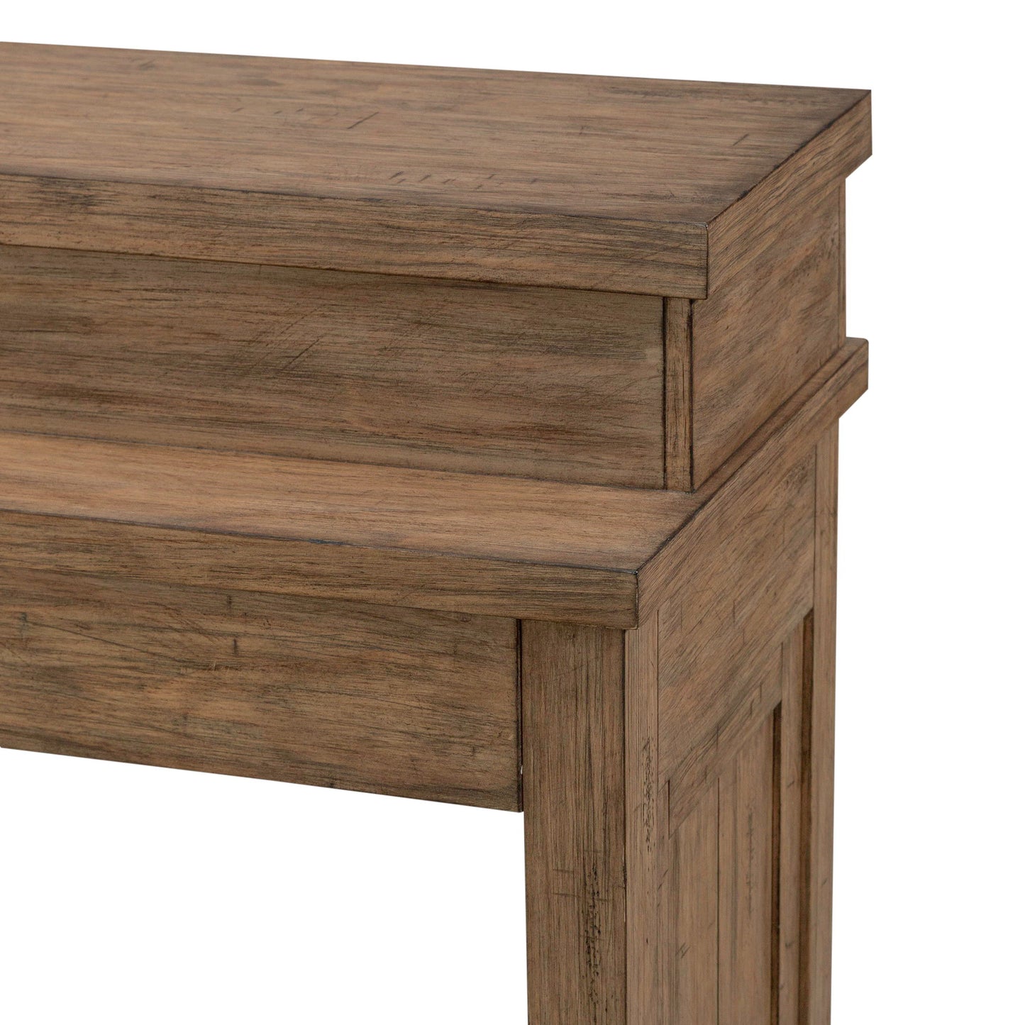 Pinebrook Ridge - Console Bar Table - Light Brown - Hornell Furniture Outlet