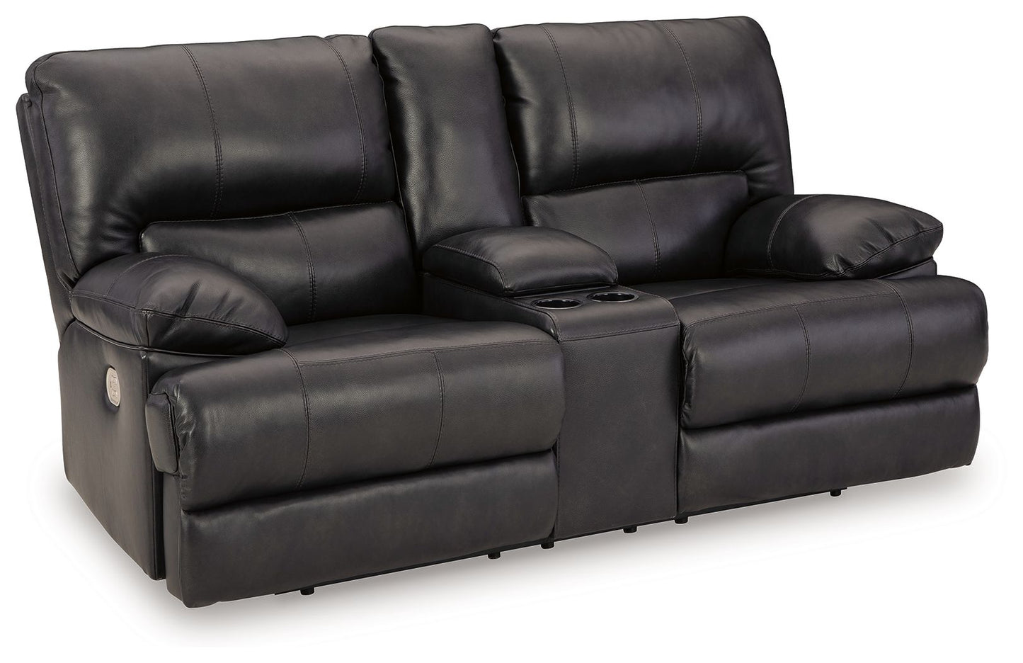 Mountainous - Eclipse - Power Reclining Loveseat With Console /Adj Headrest - Hornell Furniture Outlet