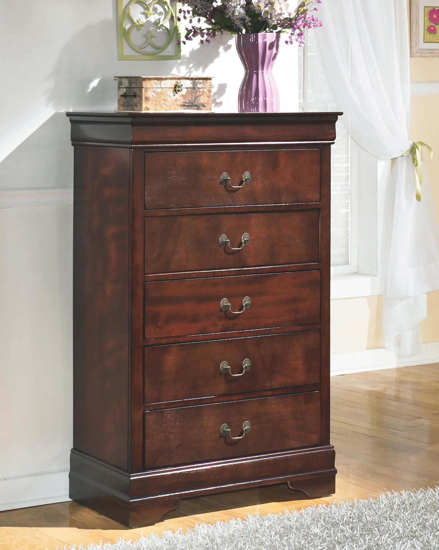 Alisdair - Reddish Brown - Chest - Hornell Furniture Outlet
