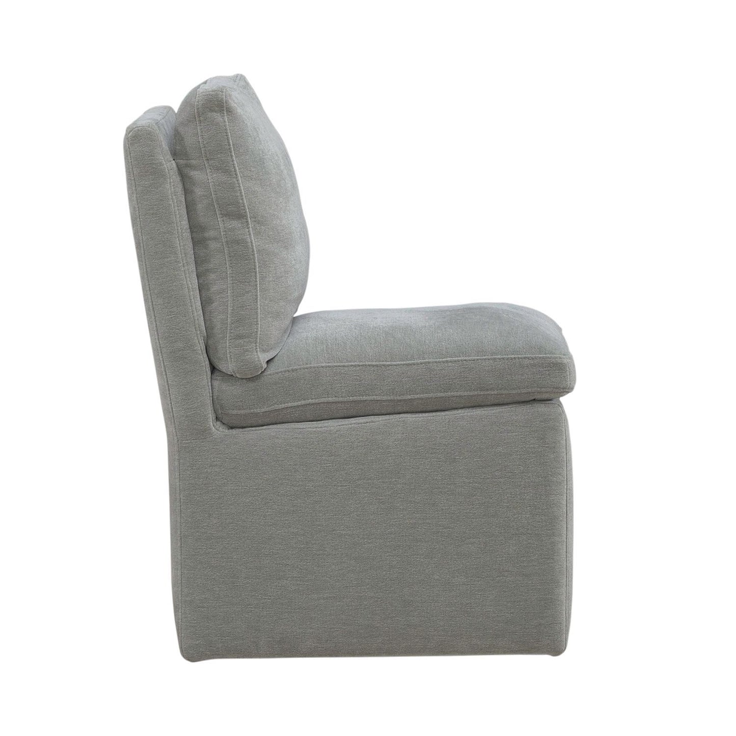 Accent Dining - Accent Dining Chair With Casters - Hornell Furniture Outlet