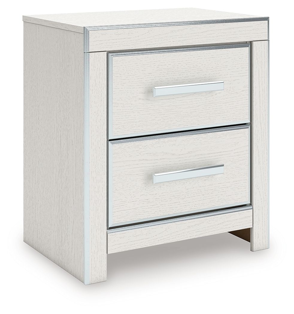 Zuraleus - Two Drawer Night Stand - Hornell Furniture Outlet