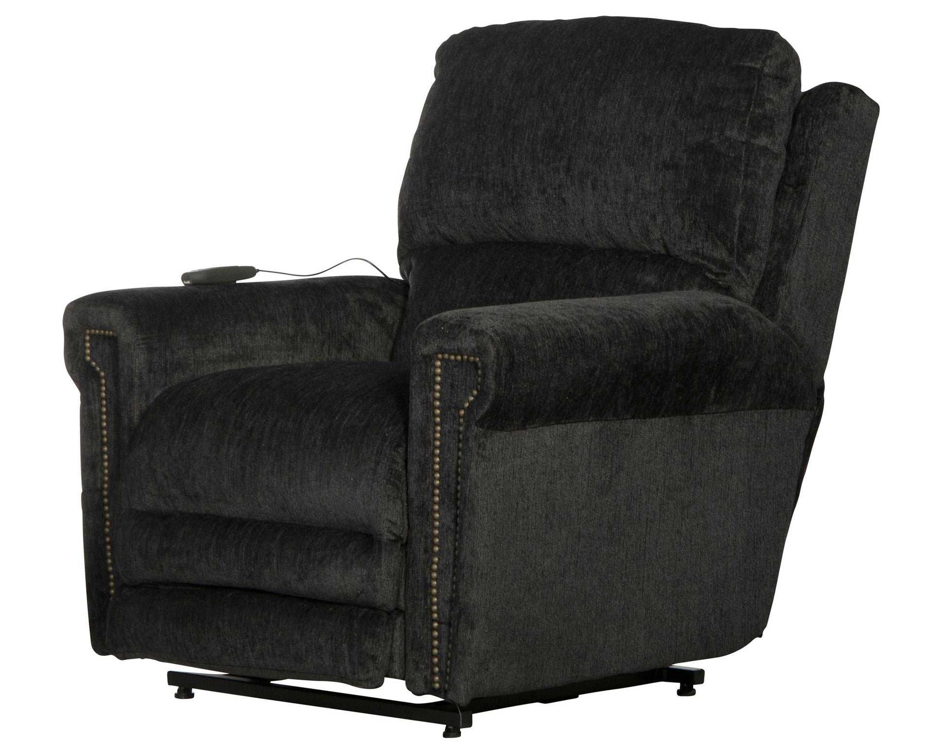 Warner - Power Headrest With Lumbar Power Lay Flat Recliner - Hornell Furniture Outlet