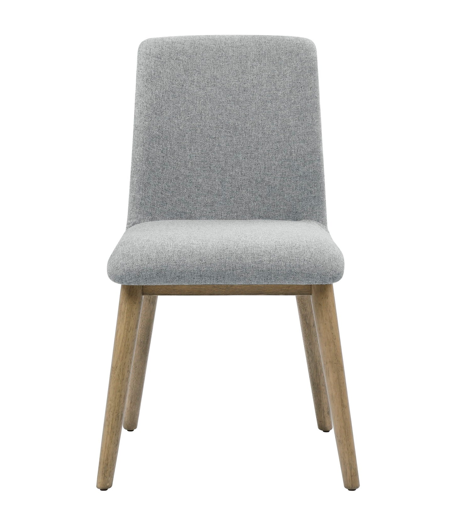 Vida - Polyester Side Chair (Set of 2) - Gray - Hornell Furniture Outlet