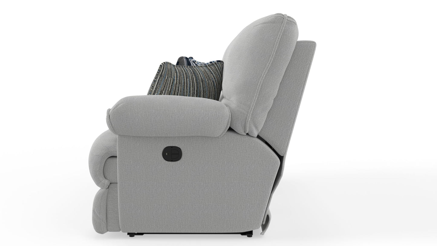 Lenny - Power Lay Flat Reclining Sofa - Hornell Furniture Outlet