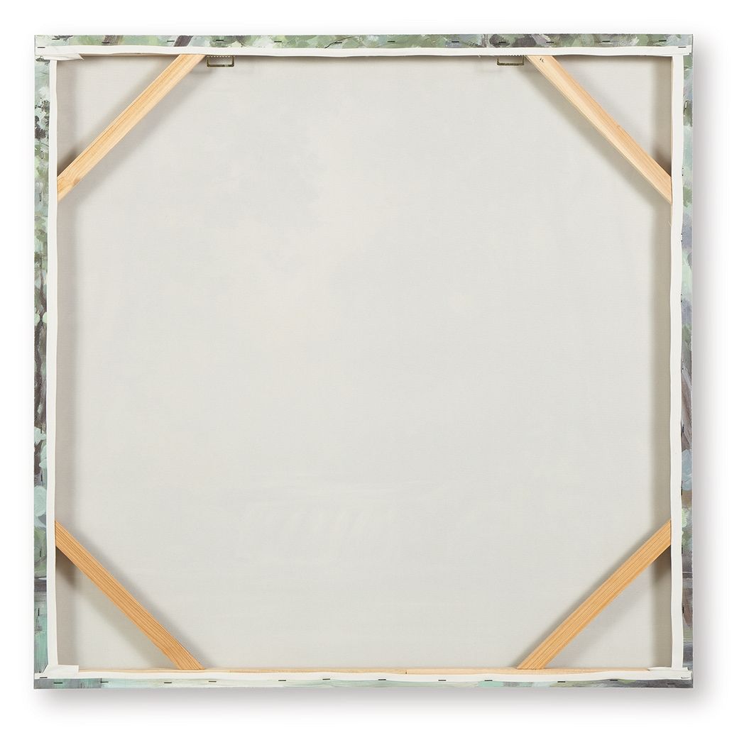 Evermaddick - Green / Gray / White - Wall Art - Hornell Furniture Outlet