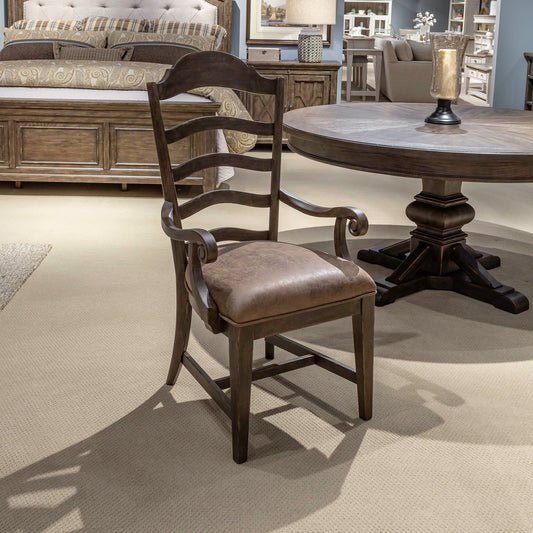 Paradise Valley - Upholstered Ladder Back Chair (RTA) - Hornell Furniture Outlet