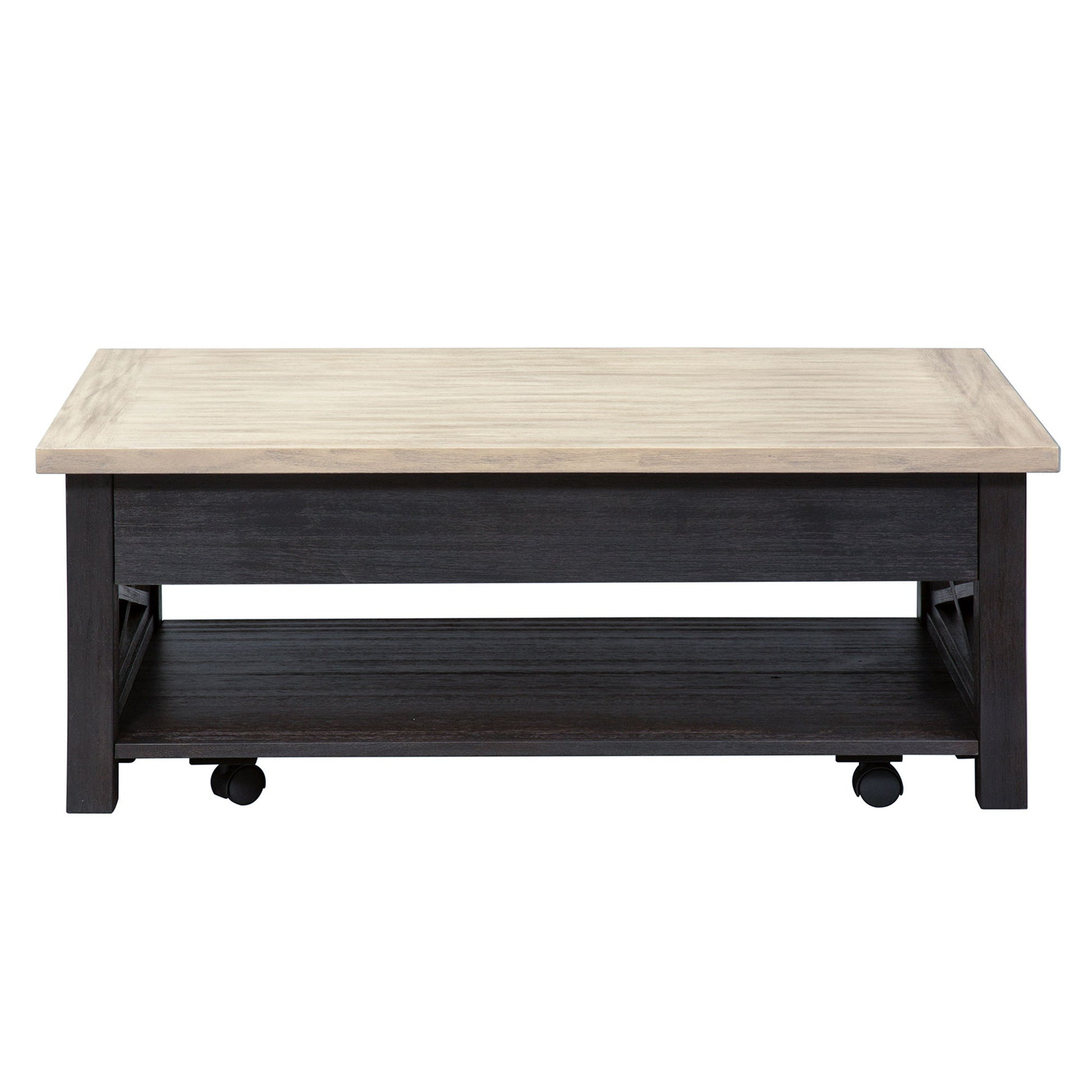 Heatherbrook - Lift Top Cocktail Table - Black - Hornell Furniture Outlet