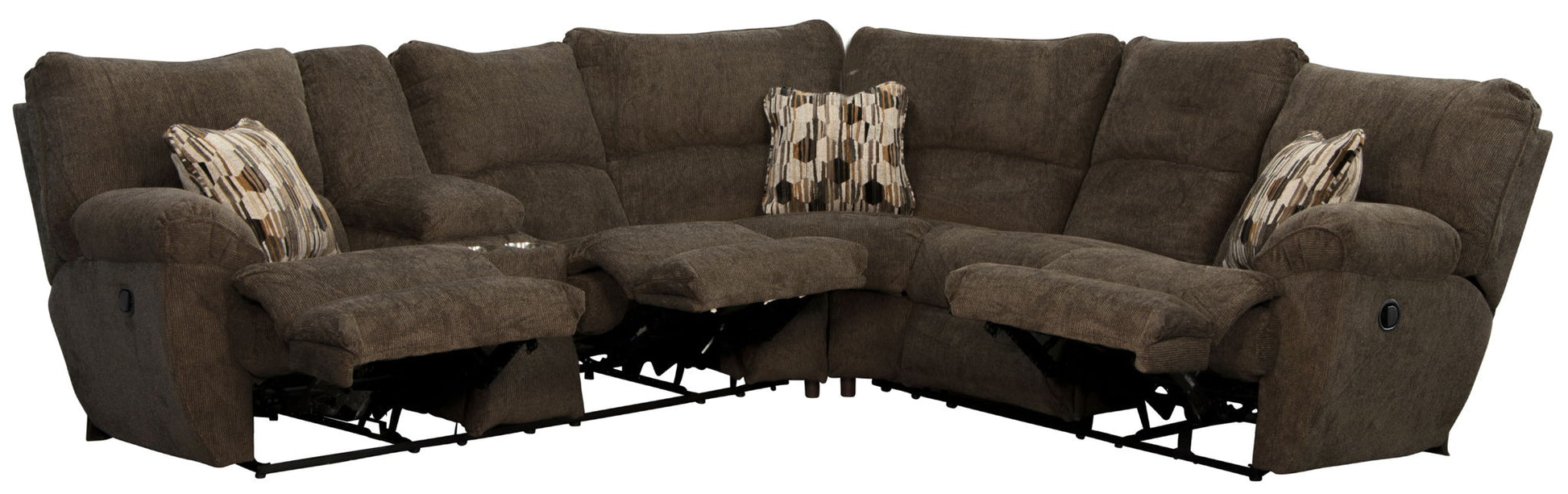 Elliott - Reclining Sectional - Hornell Furniture Outlet