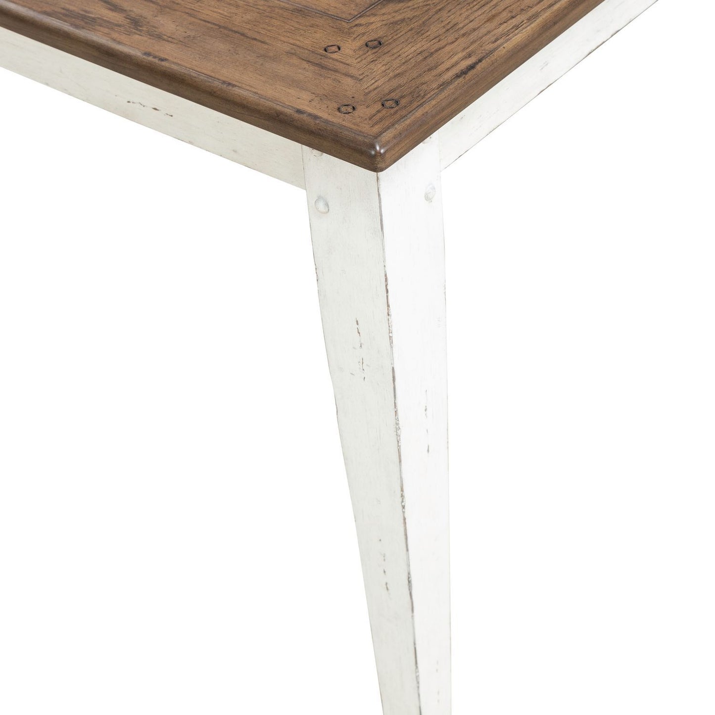 Al Fresco - Rectangular Leg Table - Graphite / Whitestone - Hornell Furniture Outlet