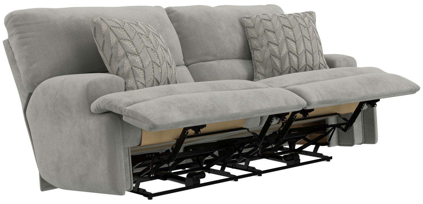Renaldo - Power Sofa With Zero Gravity Recline - Stone - Hornell Furniture Outlet