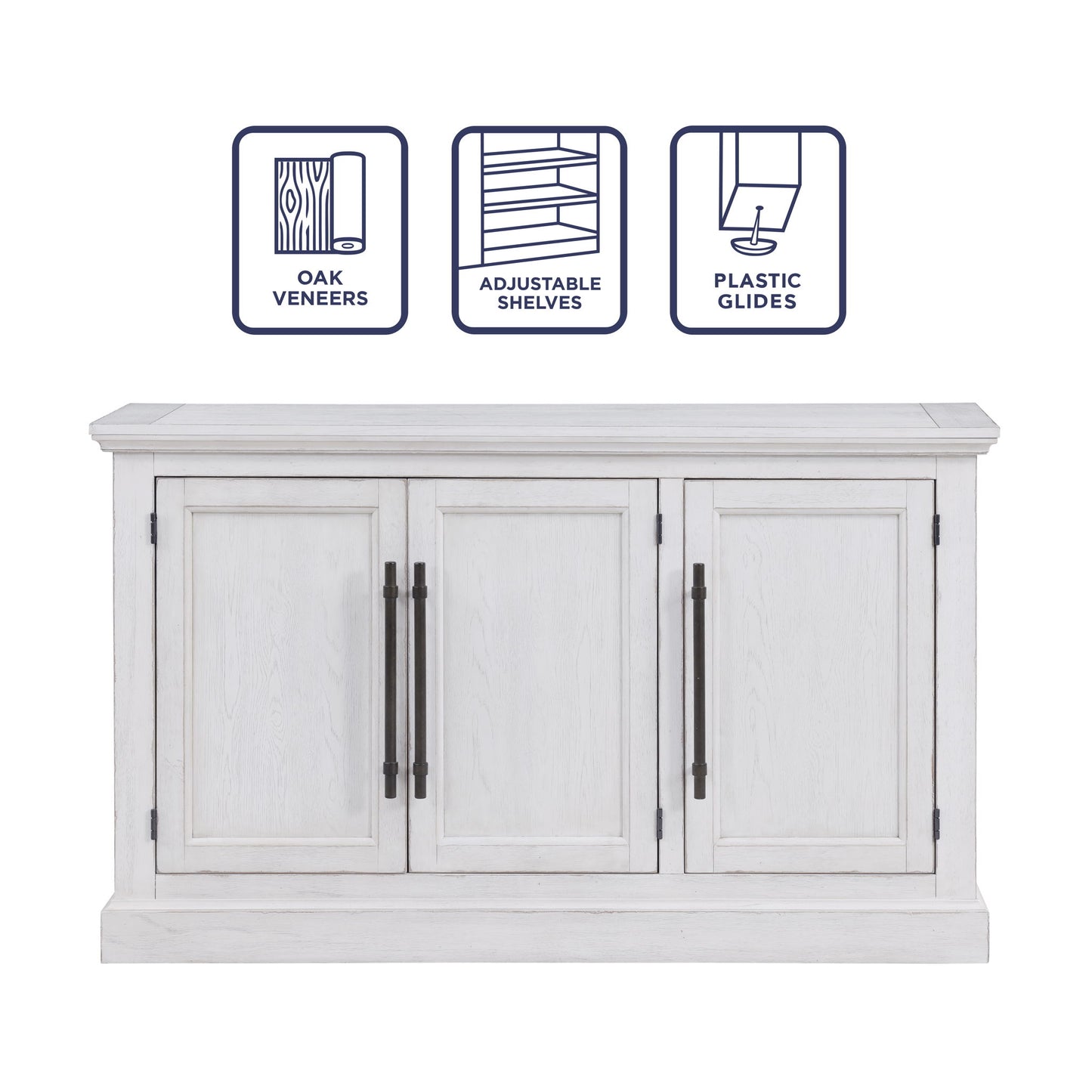Warren - Server - White - Hornell Furniture Outlet