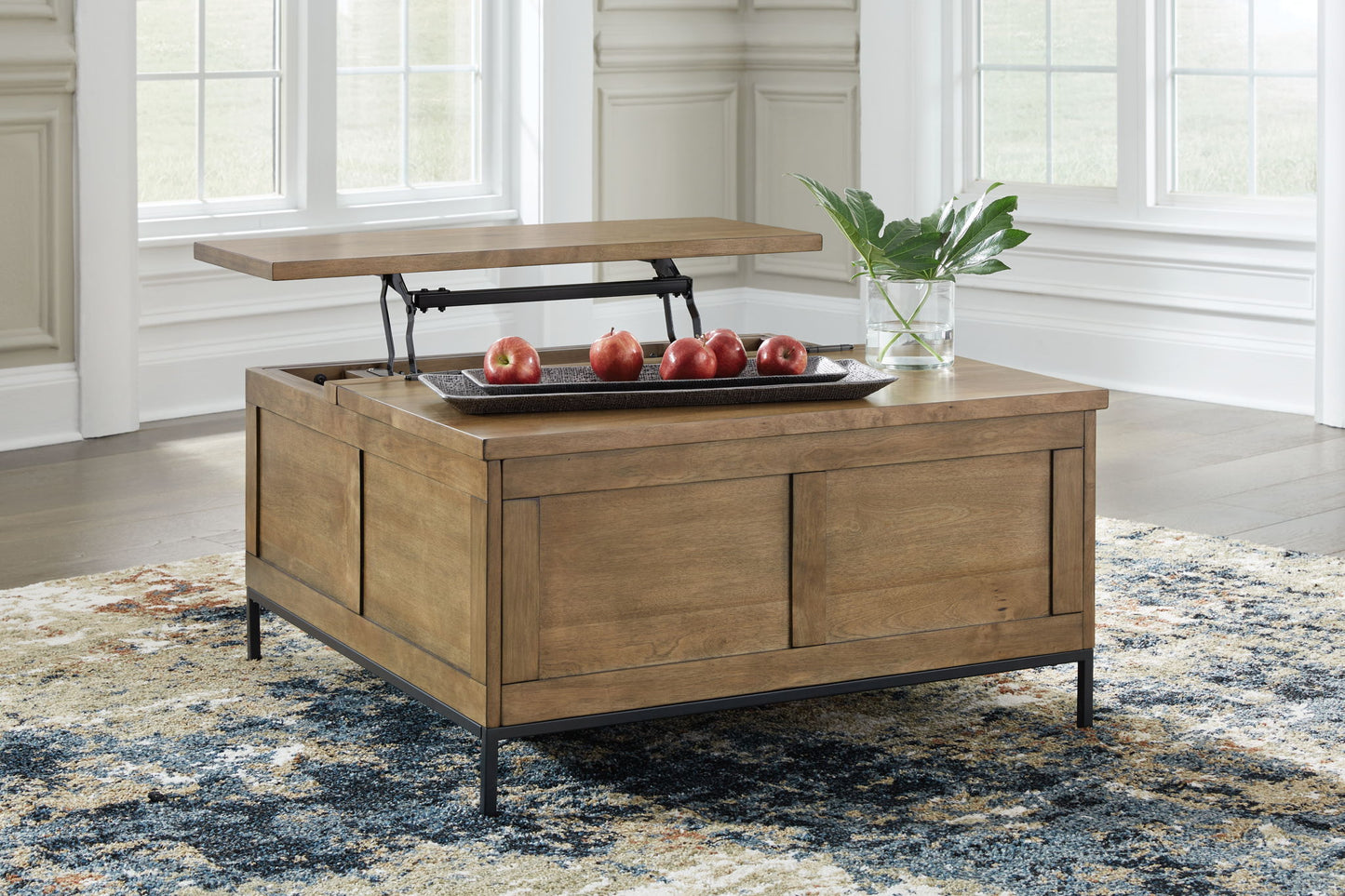 Torlanta - Brown - Lift Top Cocktail Table - Hornell Furniture Outlet