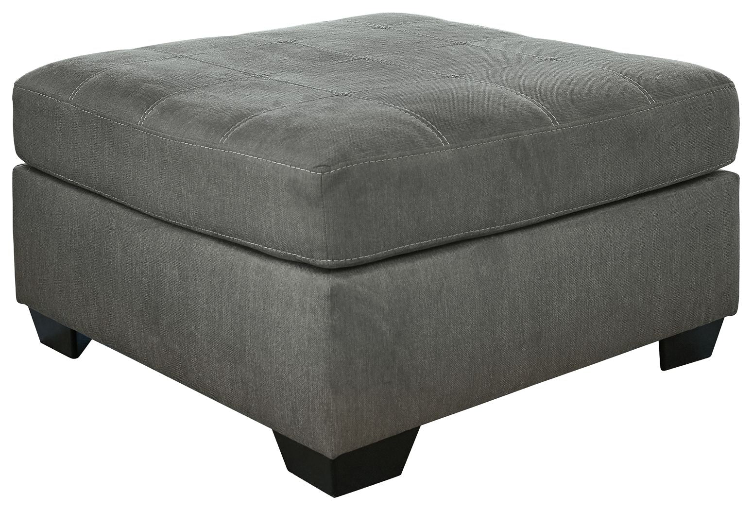 Pitkin - Slate - Oversized Accent Ottoman - Hornell Furniture Outlet