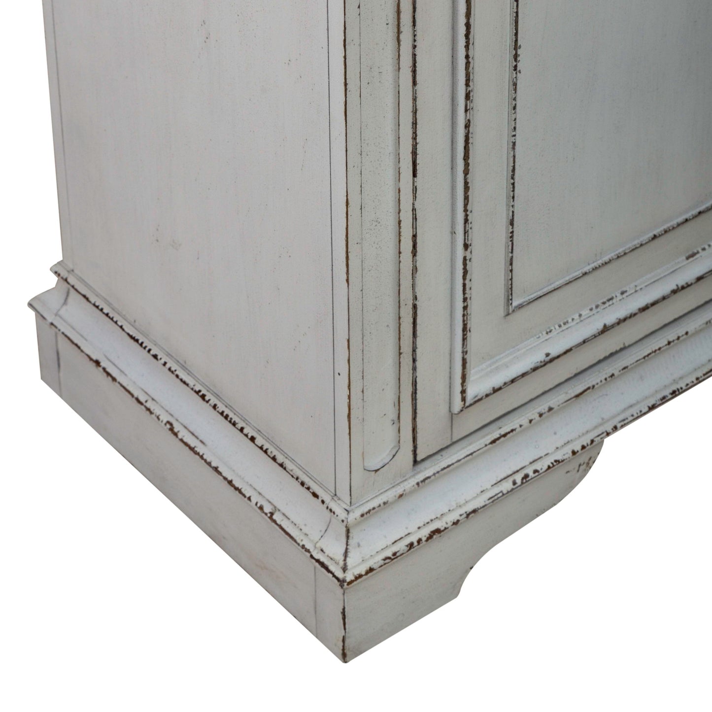 Magnolia Manor - Bar Cart - White - Hornell Furniture Outlet