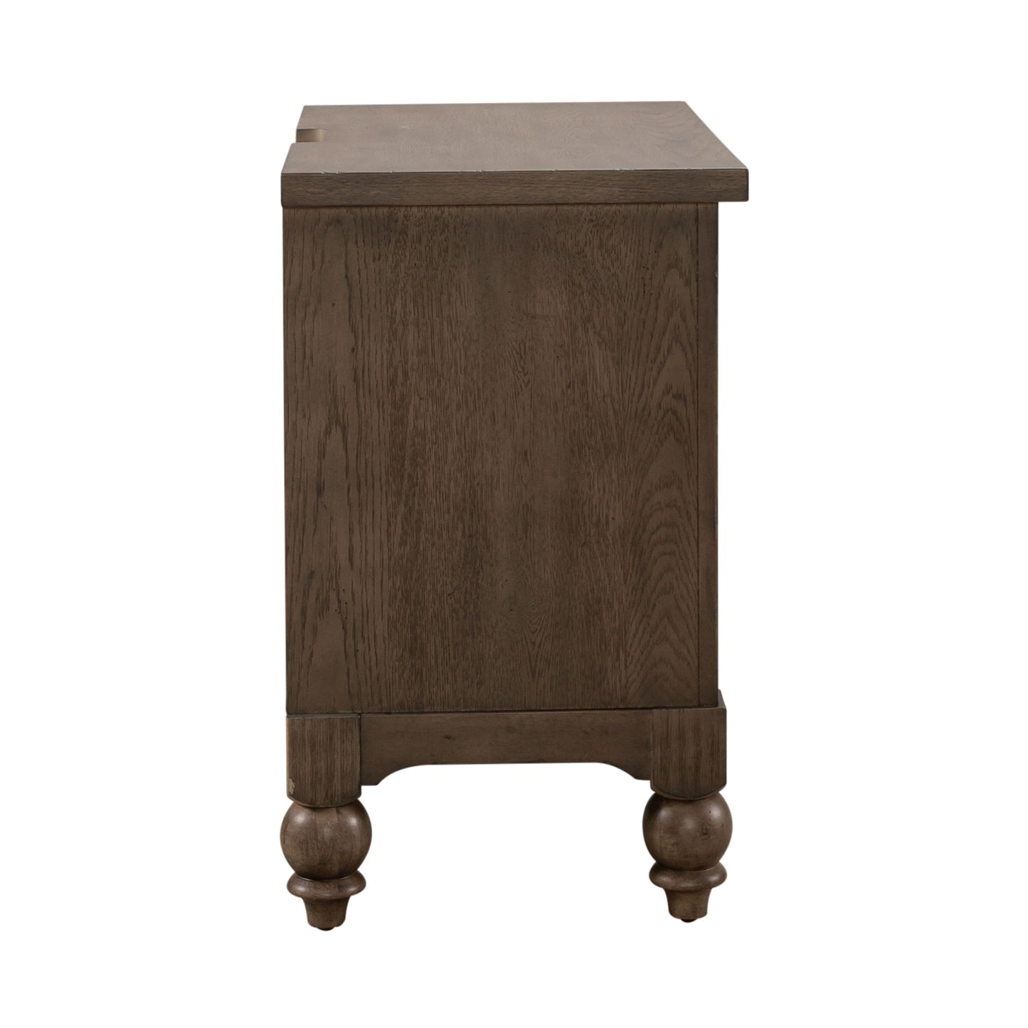 Americana Farmhouse - 2 Drawer Night Stand With Charging Station - Hornell Furniture Outlet