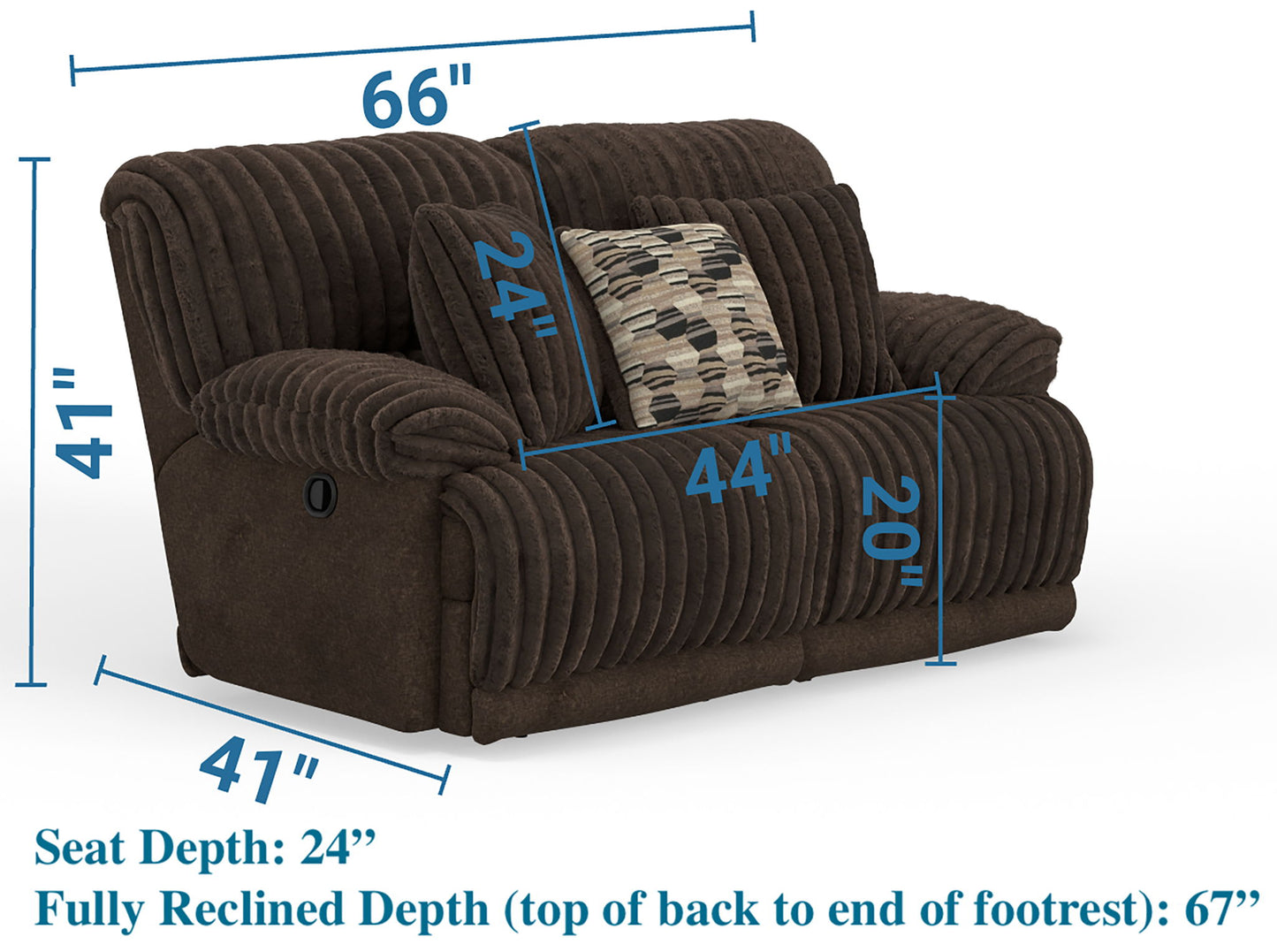 Hollifield - Reclining Loveseat - Hornell Furniture Outlet